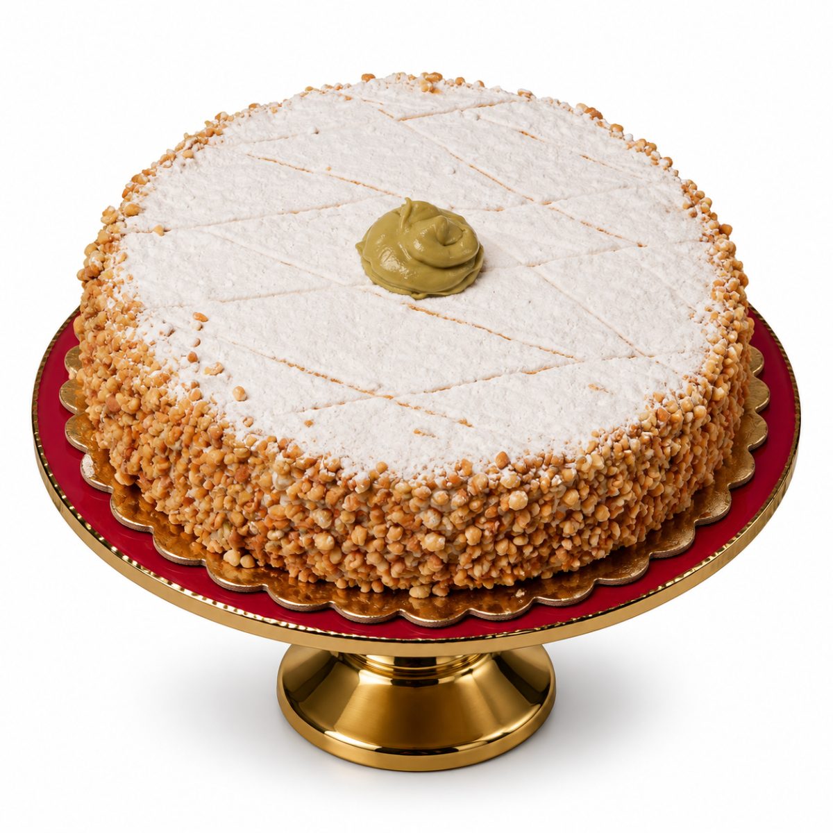 Torta Millefoglie con Crema di Pistacchio